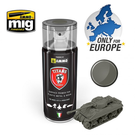 German Field Grey Matt Primer (400mL Spray Can)
