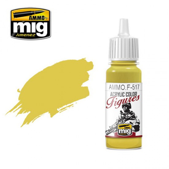 Acrylic Colours for Figures - Pale Gold Yellow (17ml)
