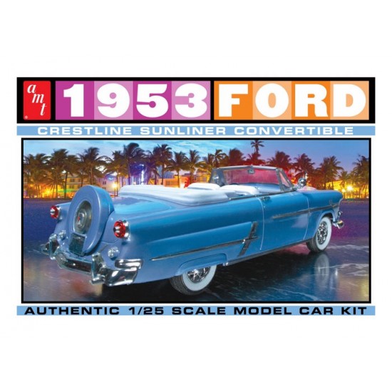 1/25 1953 Ford Crestline Sunliner Convertible