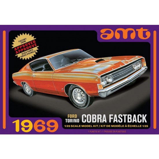 1/25 1969 Ford Torino Cobra Fastback 2T