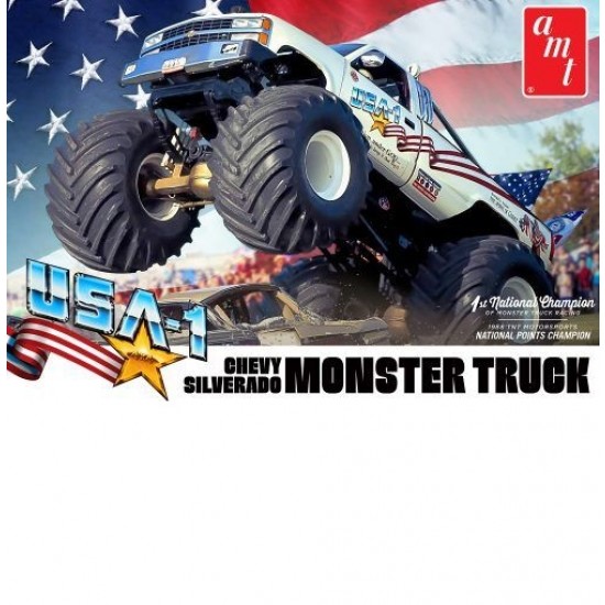 1/25 USA-1 Chevy Silverado Monster Truck