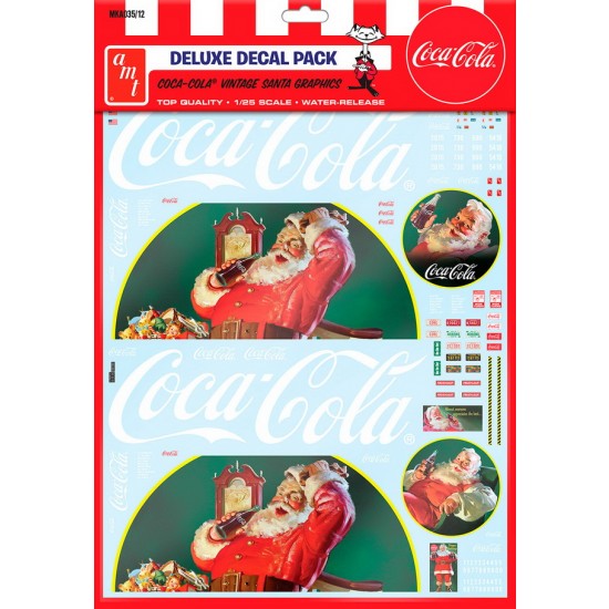 1/25 Vintage Coca-Cola Santa Clause Big Rig Graphics Decals
