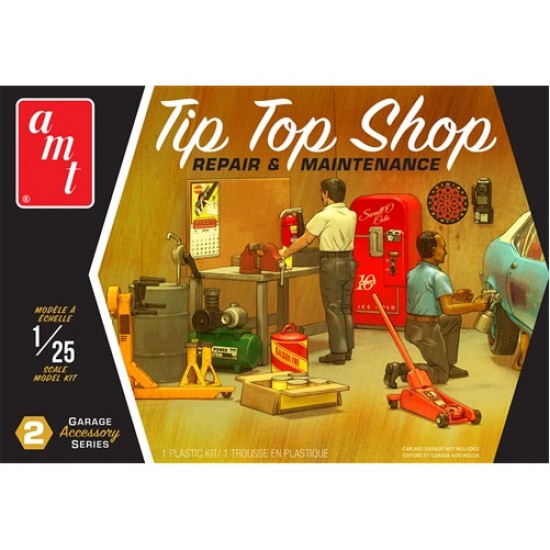 1/25 Diorama "Tip Top Shop" Garage Accessory Set