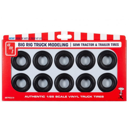 1/25 Big Rig Truck Tyres Parts Pack
