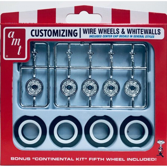 1/25 KH Wire Wheels & Tyres Parts