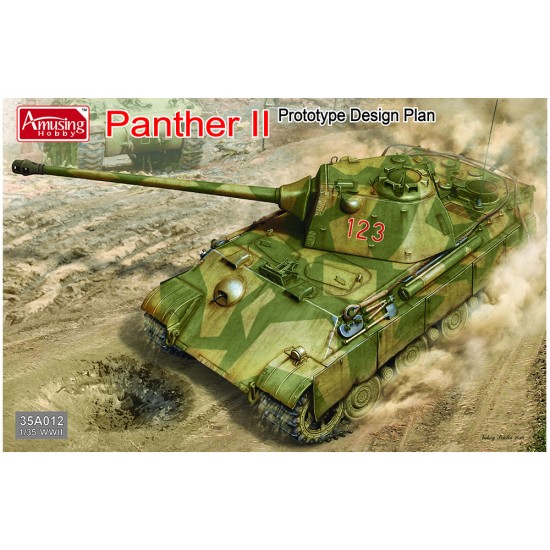 1/35 WWII German Panther II Prototype Design Plan