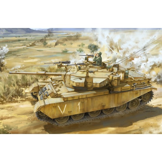 1/35 IDF Shot Kal Alef Tank (1973  Valley of Tears)