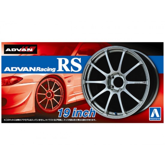 1/24 19inch Advan Racing RS Wheels and Tyres Set 
