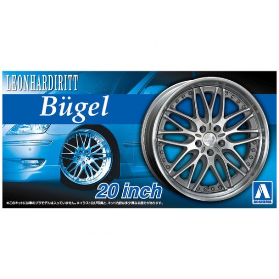 1/24 20inch Leon Hardiritt Bugel Wheels and Tyres Set 
