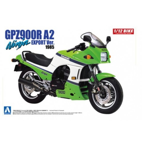 1/12 Kawasaki GPZ900R Ninja A2 Export Version 1985