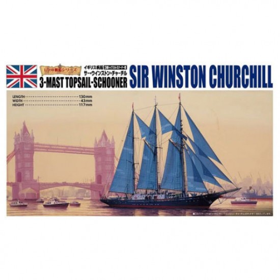 1/350 3-Mast Topsail-Schooner Sir Winston Churchill