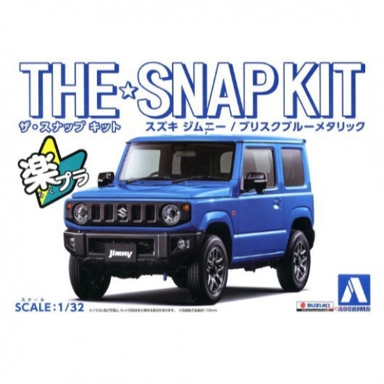 1/32 Suzuki Jimny (Brisk Blue Metallic) Snap Kit