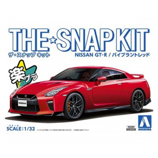1/32 Nissan GT-R (Vibrant Red) Snap Kit