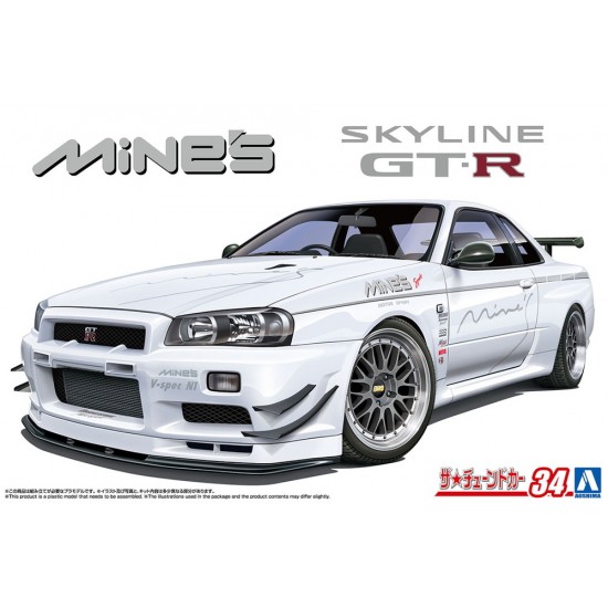 1/24 Mines BNR34 SKYLINE GT-R 02 NISSAN