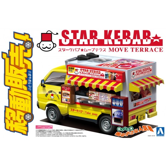 1/24 STAR KEBAB Mobile Vending Vehicle