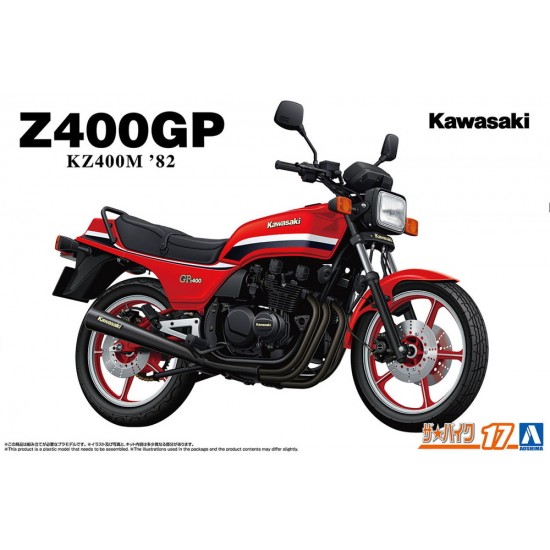 1/12 Kawasaki KZ400M Z400GP '82 Motorcycle