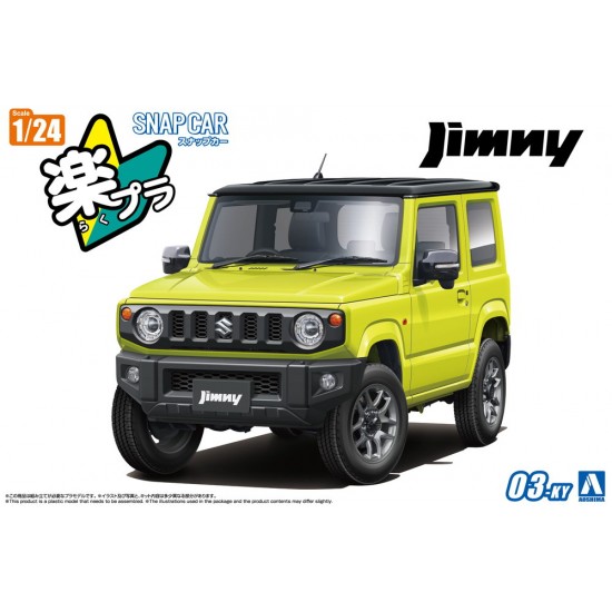 1/24 Snap JB64 Jimny 2018 Kinetic Yellow