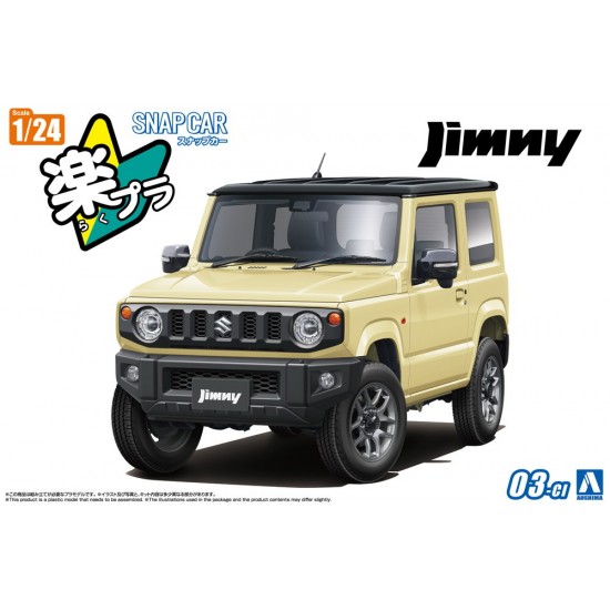 1/24 Snap JB64 Jimny 2018 Chiffon Ivory Metallic
