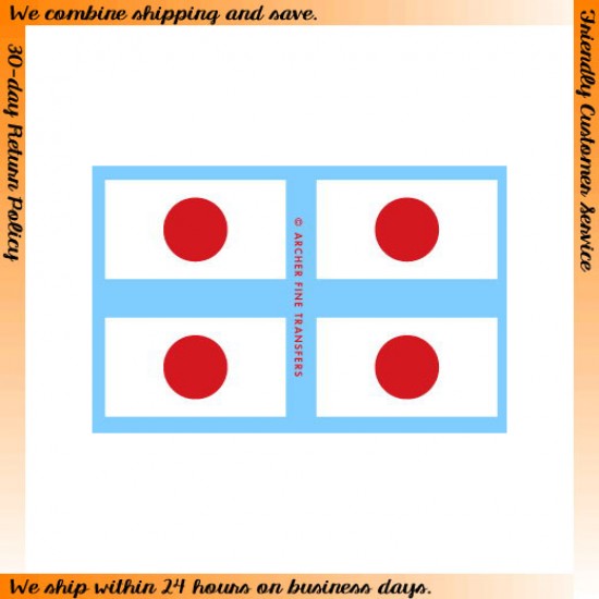 1/35 Japan Flag (Hinomaru On White Field)