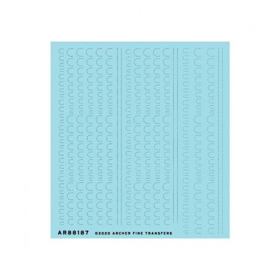 Model Rivit Decals 1/72 Oblong Rivet Segments (Resin on Clear Decal Film) (#AR88187) - BNA ...