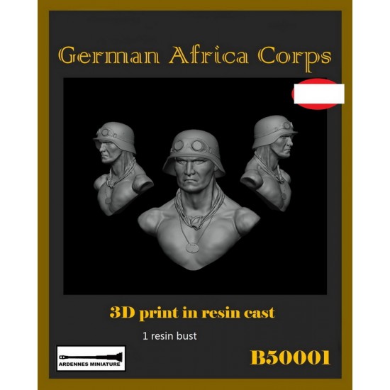 German Africa Corps (1 resin bust)