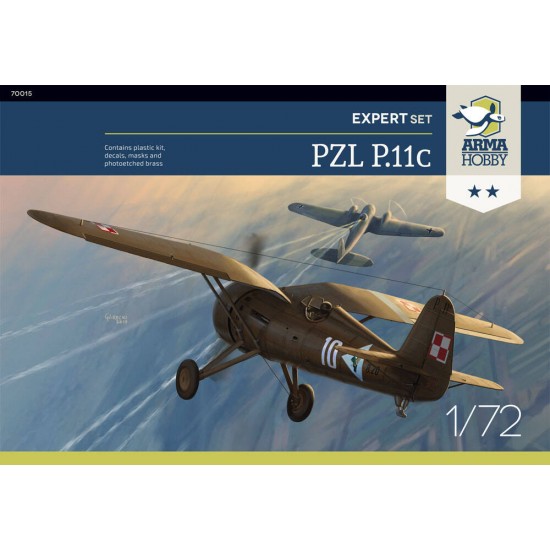 1/72 PZL P.11c Expert kit