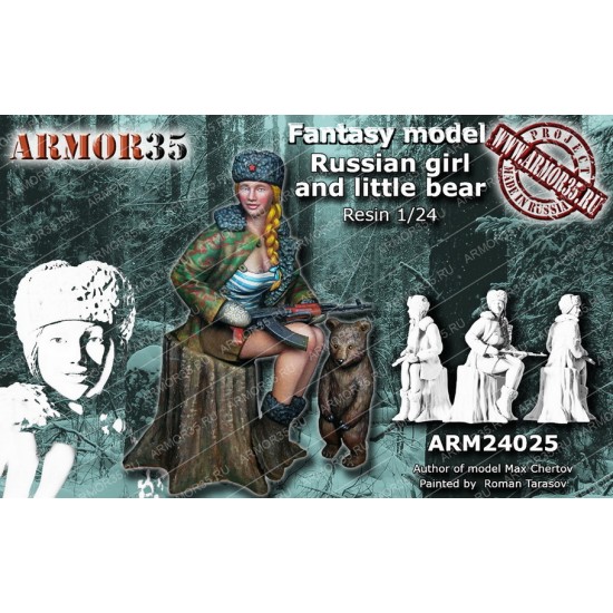 1/24 Fantasy - Russian Girl and Little Bear