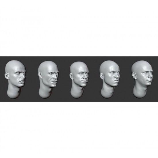1/35 Bald Head x5 (Set 27)