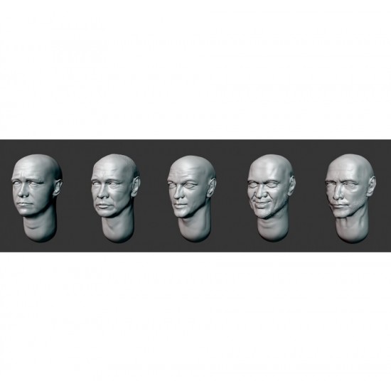 1/35 Bald Head x5 (Set 28)