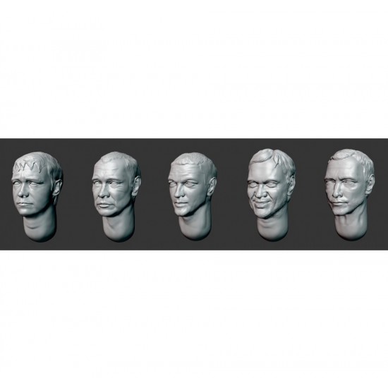 1/35 Hairy Head x5 (Set 29)