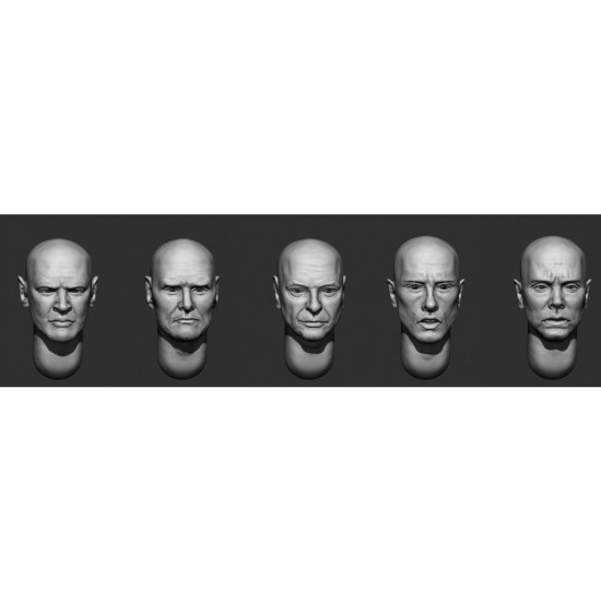 1/35 Bald Head x5 (Set 33)