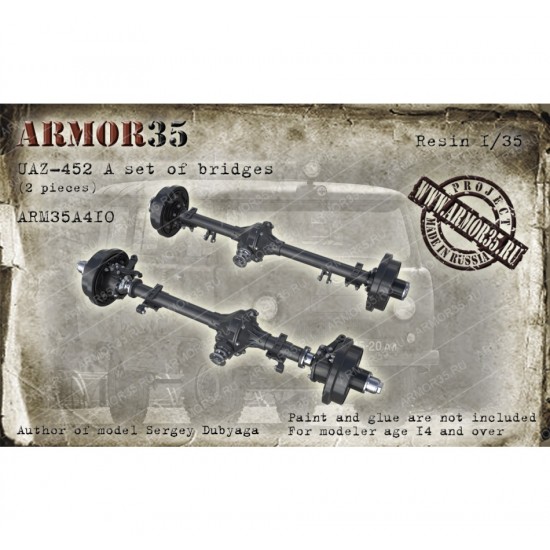 1/35 UAZ-452 A Set of Bridges (2pcs)