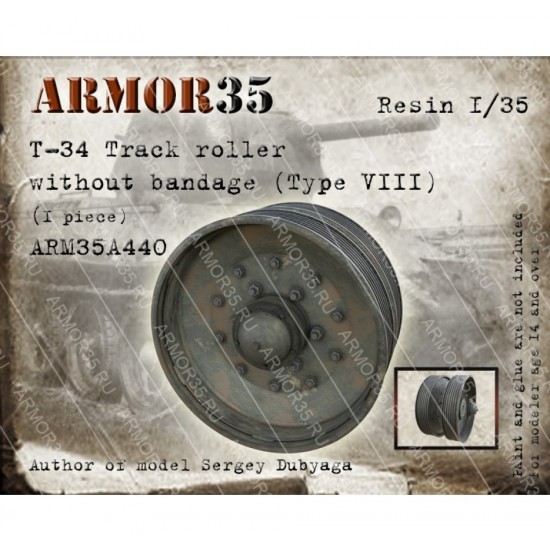 1/35 T-34 Track Roller without Tyre Type VIII (1pc)