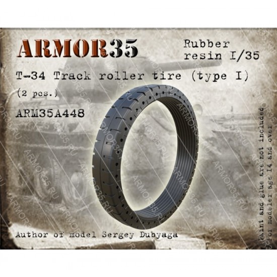 1/35 T-34 Track Roller Tyre Type I (2pcs)