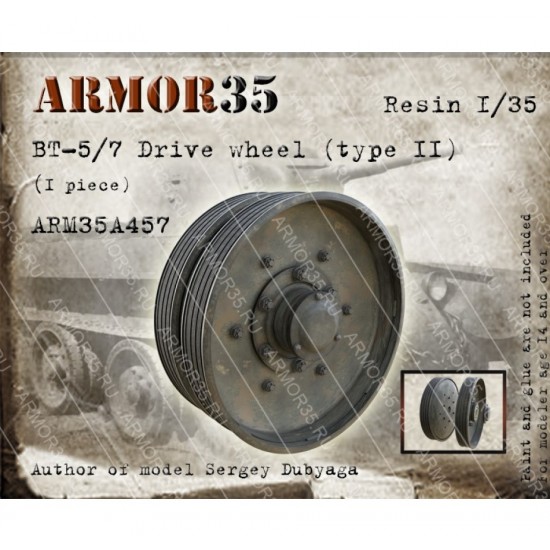 1/35 BT-5/7 Drive Wheel Type II (1pcs)
