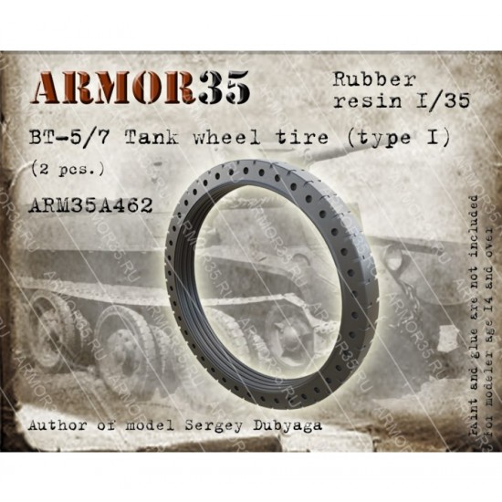 1/35 BT-5/7 Tank Wheel Tyre Type I (2pcs)