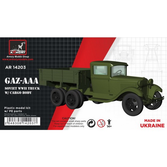 1/144 WWII Soviet Gaz-Aaa Cargo Truck