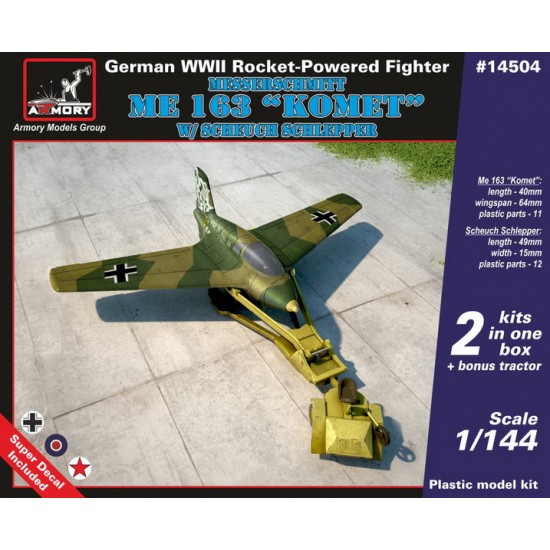 1/144 Messerschmitt Me 163B "Komet" w/Scheuch Schlepper