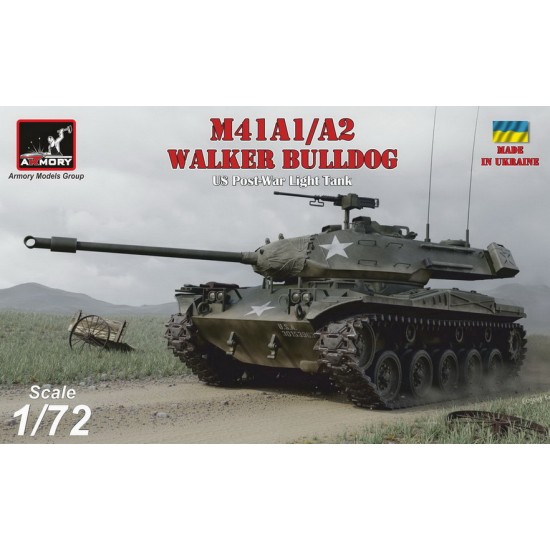 1/72 Post-war US M41A1/A2 Walker Bulldog Light Tank