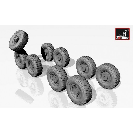 1/72 Lav-25 Series Wheels w/325/85 R16 XML Tyres for ACE/Trumpeter kits