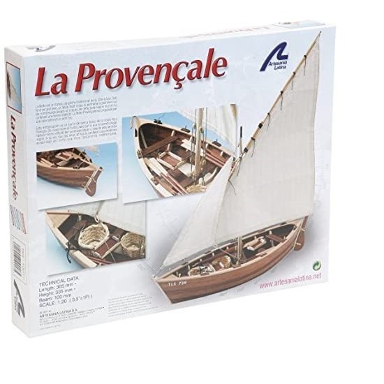 1/20 La Provencale Fishing Boat Wooden Model