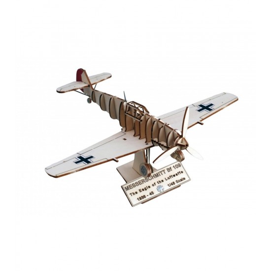 1/48 Messerschmitt BF 109 Wooden Fighter Model