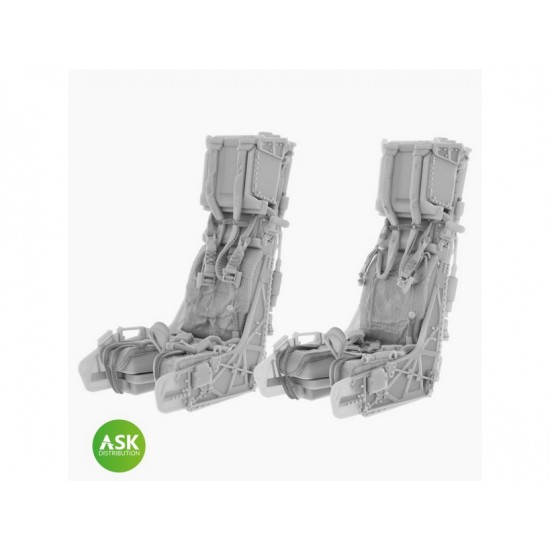 1/48 F/A-18F/EA-18G Growler SJU-17 Ejection Seats with Seatbelts (2pcs) for Meng kits