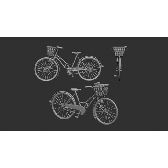 1/72 Women'S Bicycle Classic (3D Print)