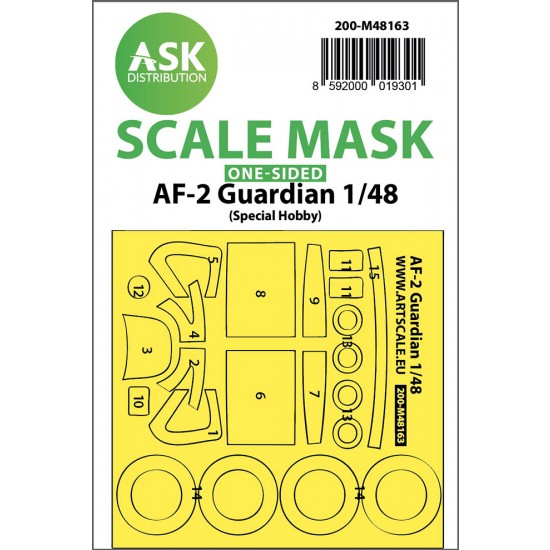 1/48 AF-2 Guardian one-sided fit express Mask for Special Hobby kits
