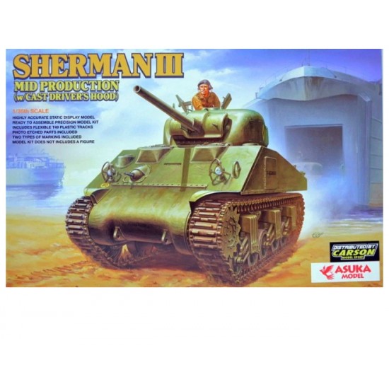 1/35 Sherman III Mid w/Cast Hood