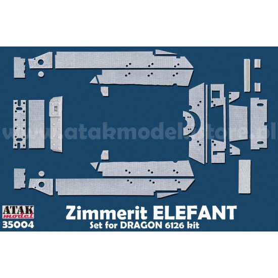 1/35 Zimmerit for SdKfz.184 Elefant (for DRAGON #6126)