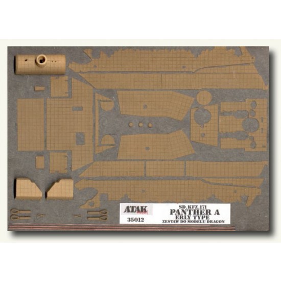 1/35 Zimmerit for SdKfz.171 Panther A [Early] (for DRAGON kit)