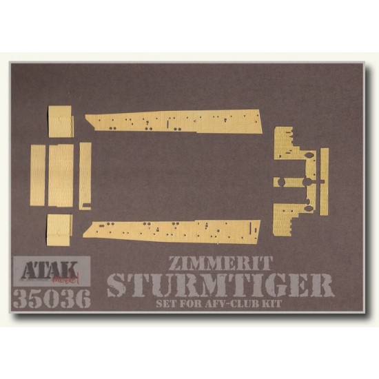 1/35 Zimmerit for Sturmtiger (for AFV CLUB kit)