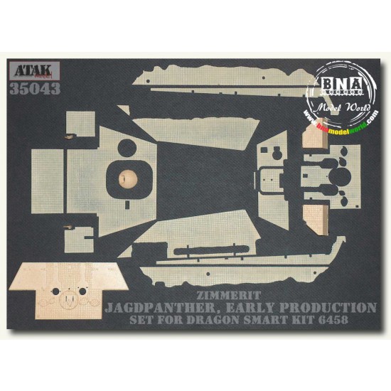 1/35 Zimmerit for Jagdpanther A [Early] (for DRAGON #6458)